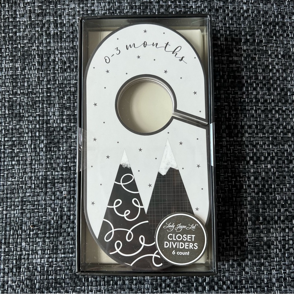 NIB Baby Closet Dividers